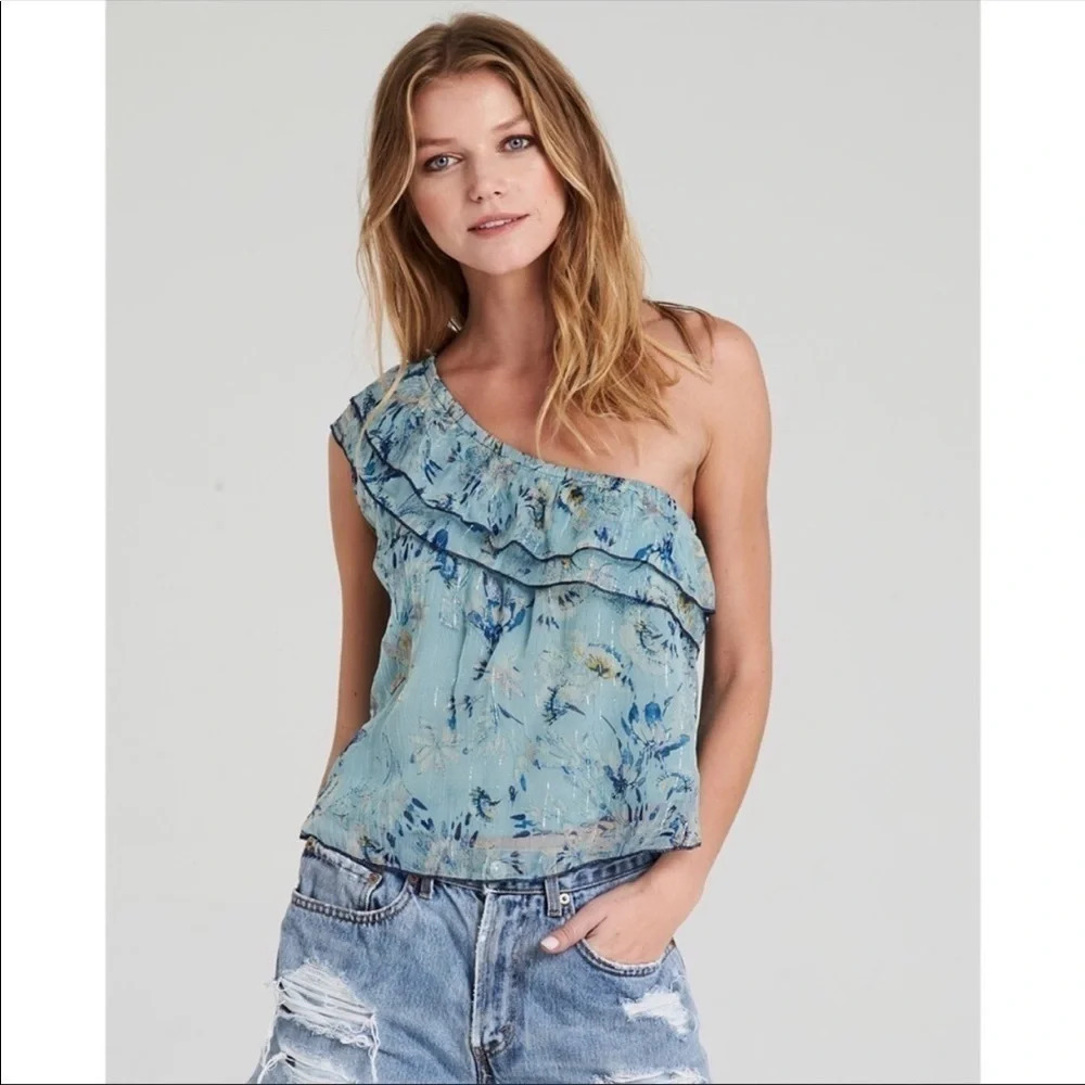 Gypsy 05 Kara One-Shoulder Blouse Small NWT